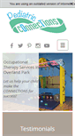 Mobile Screenshot of pediatricconnectionsot.com